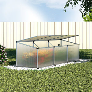 Greenfingers Aluminium Greenhouse 180x50x50cm | Polycarbonate Garden | Green House