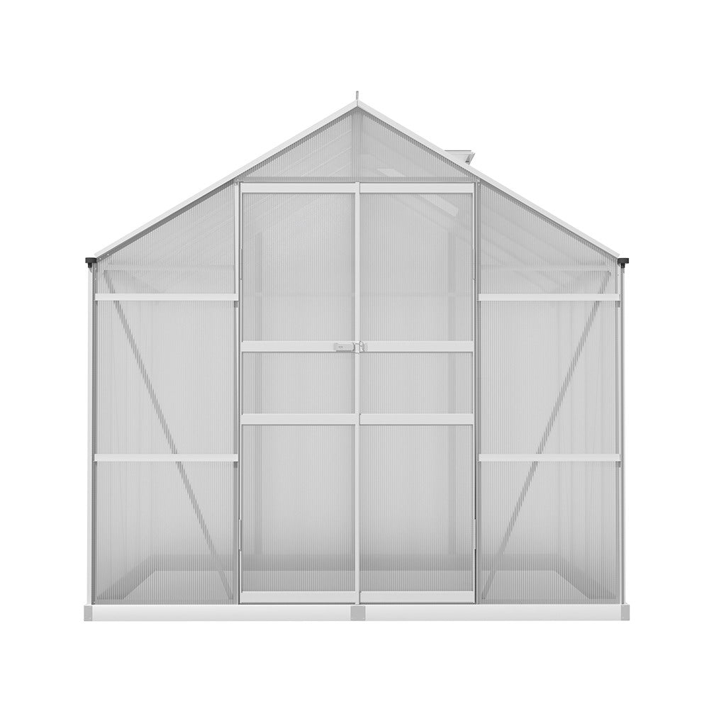 2.4x2.5M Polycarbonate Greenhouse by Greenfingers