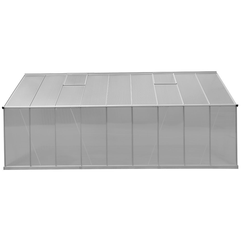 Greenfingers 5.1X2.5M Aluminium Greenhouse with Double Door