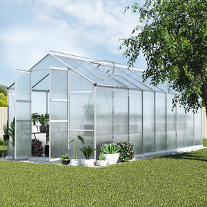 Greenfingers 5.1X2.5M Aluminium Greenhouse with Double Door