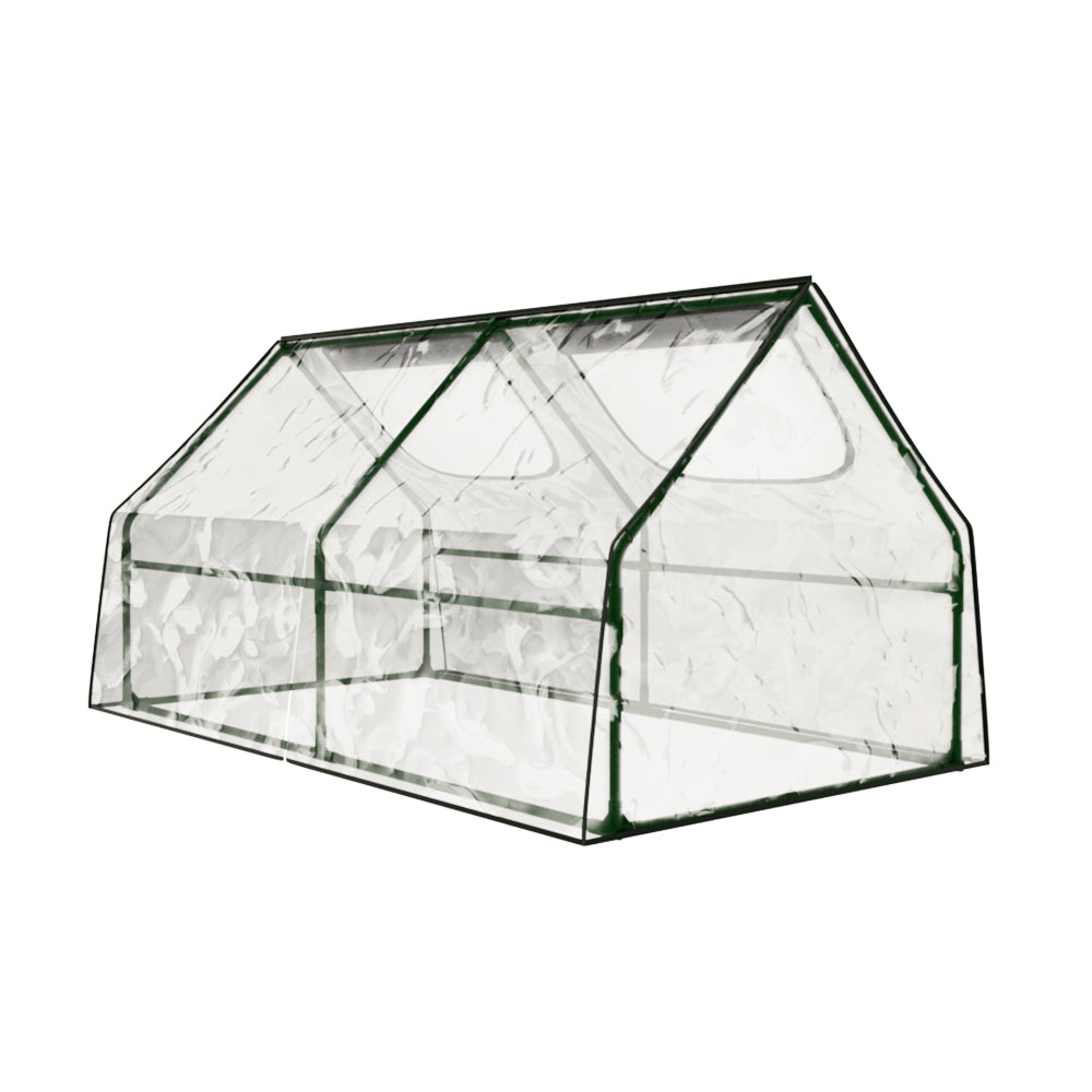 Greenfingers Greenhouse Frame Tunnel | Flower Garden Shed 180x90x90cm | Green House