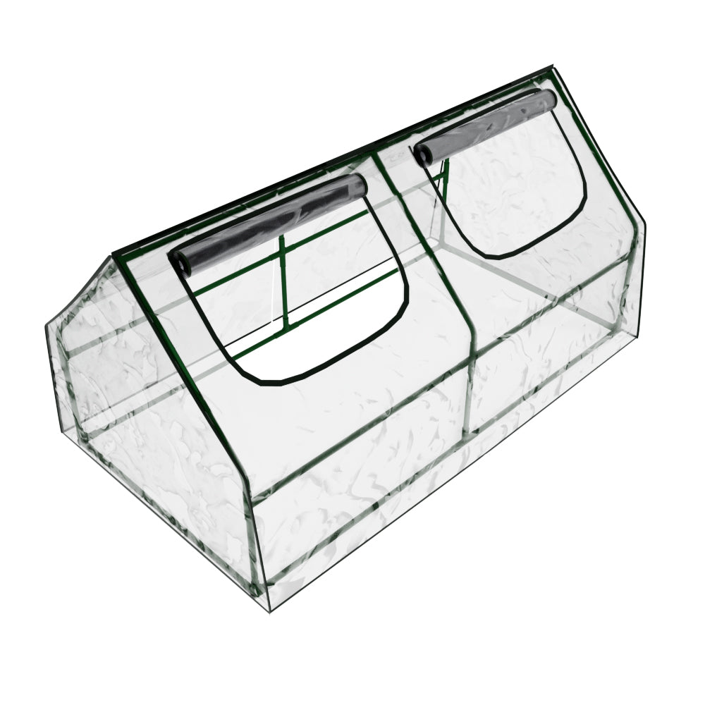 Greenfingers Greenhouse Frame Tunnel | Flower Garden Shed 180x90x90cm | Green House