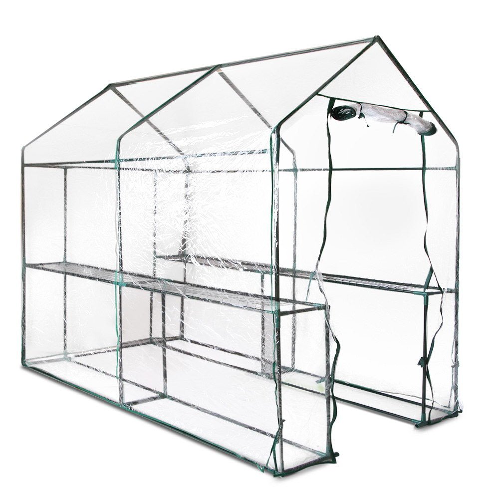 Clear Greenhouse Garden Shed 1.9M X 1.2M