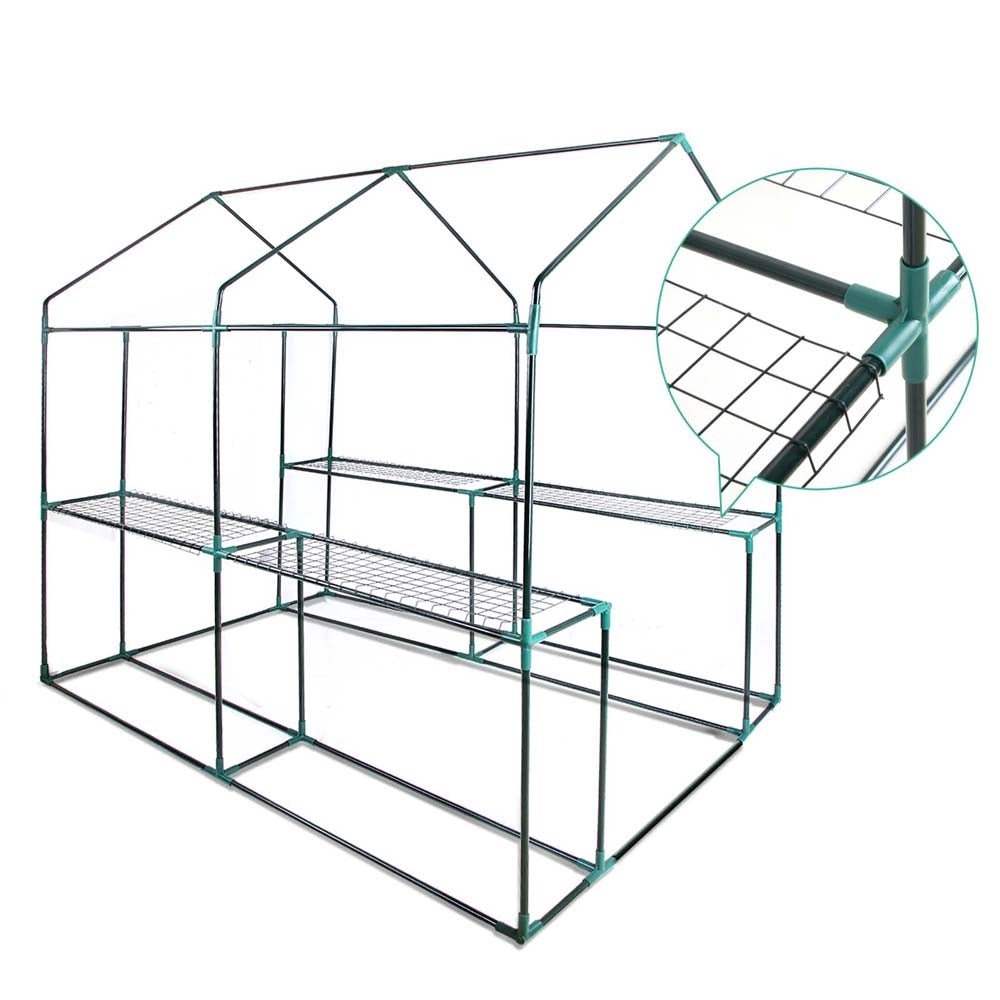 Clear Greenhouse Garden Shed 1.9M X 1.2M