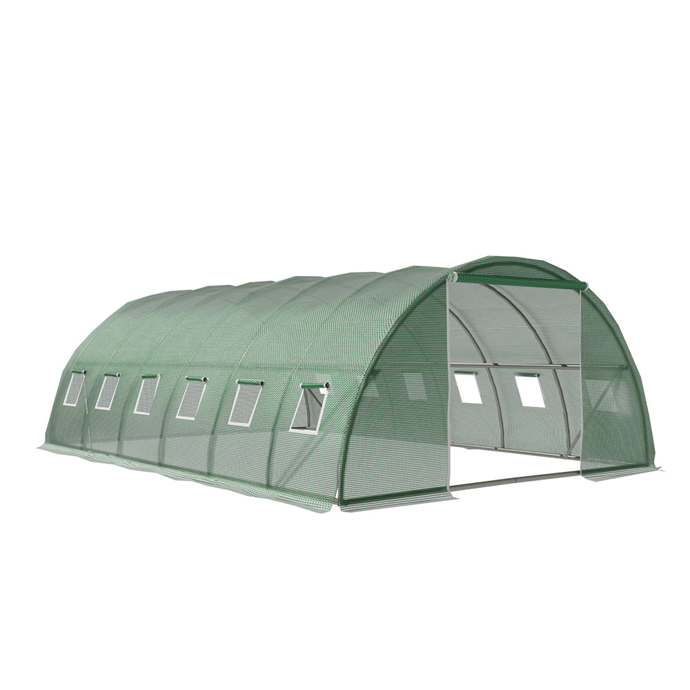 Greenfingers Greenhouse Walk-in Tunnel | Plant Flower Garden Shed 6x4m