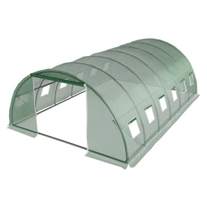 Greenfingers Greenhouse Walk-in Tunnel | Plant Flower Garden Shed 6x4m