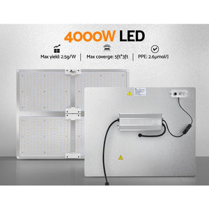 GF 4500W Full Spectrum LED Grow Light - 2.6 umol/J
