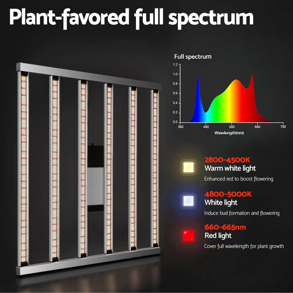 Greenfingers LED Grow Light Full Spectrum 720W