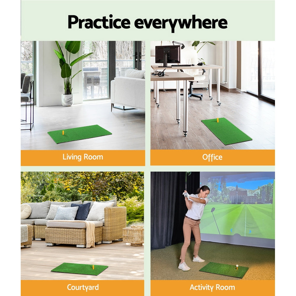 Everfit Golf Hitting Mat - Portable 60x30cm
