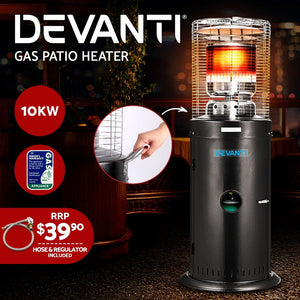 Gas / LPG Butane Heater With Black Stand