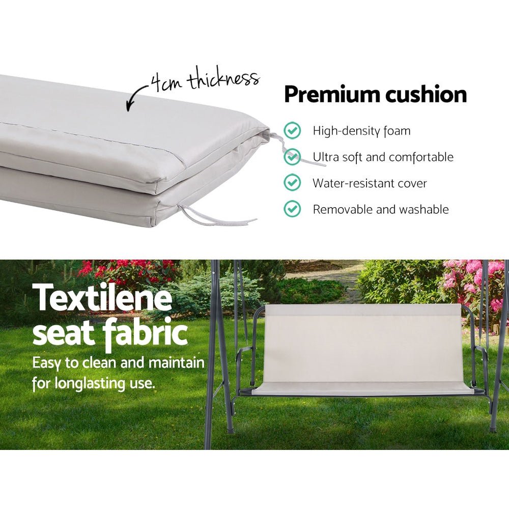 Outdoor Swinging Hammock Chair - 3 Seater