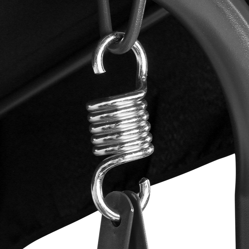 Outdoor Swinging Hammock Chair - 3 Seater - Black