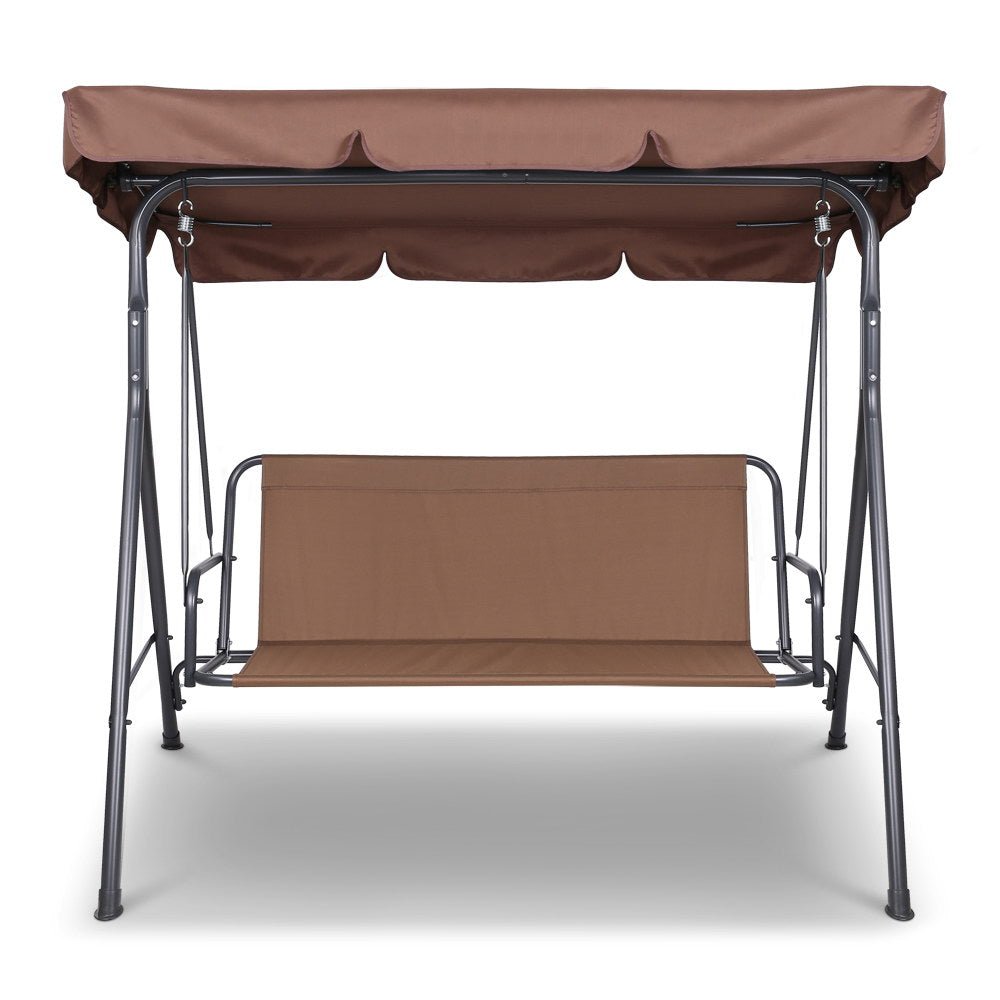Outdoor Canopy Swing Chair - 3 Seater