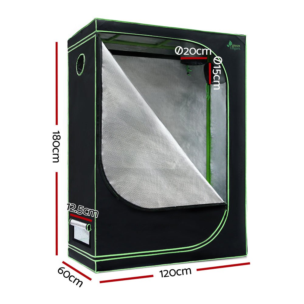 Gf Hydroponic Grow Tent 120X60X180CM / 1680D Oxford