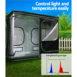 Greenfingers Grow Tent 2200W LED Grow Light Hydroponic Kit - 2.4x1.2x2M