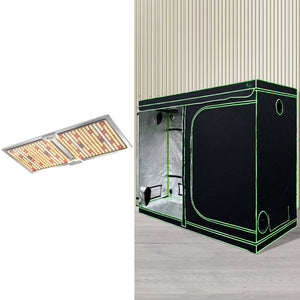 Greenfingers Grow Tent 2200W LED Grow Light Hydroponic Kit - 2.4x1.2x2M