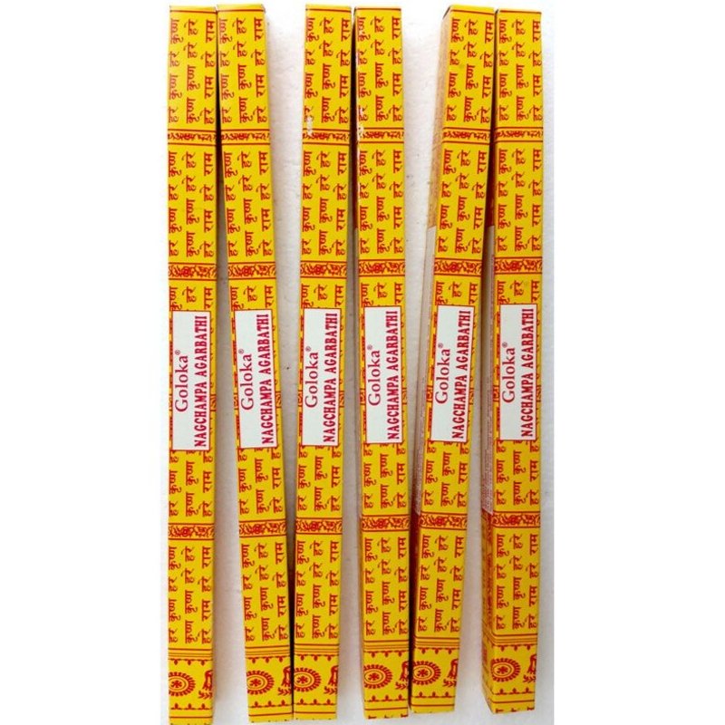 Goloka Incense Sticks - Nag Champa - 200 Sticks