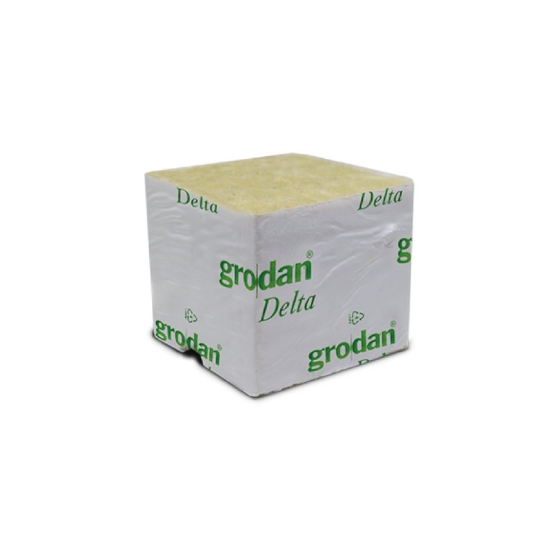 Grodan Rock Wool Cube - 7.5 X 7.5 X 6cm - No Hole