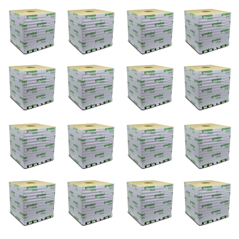 Grodan Rock Wool Cube - 15 X 15 X 14cm - Pack Of 16