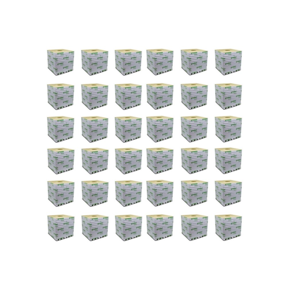 Grodan Rock Wool Cube - 15 X 15 X 14cm - Pack Of 36