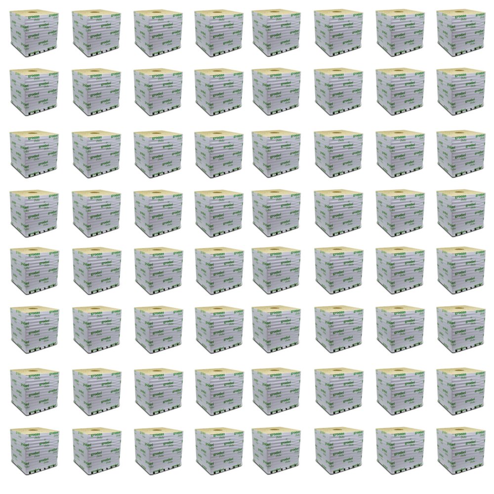 Grodan Rock Wool Cube - 7.5 X 7.5 X 6cm - Pack Of 64