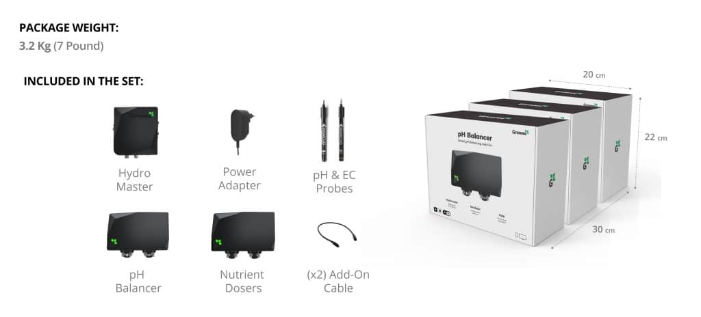 Growee Master Kit - Automated Hydroponic Feeding System