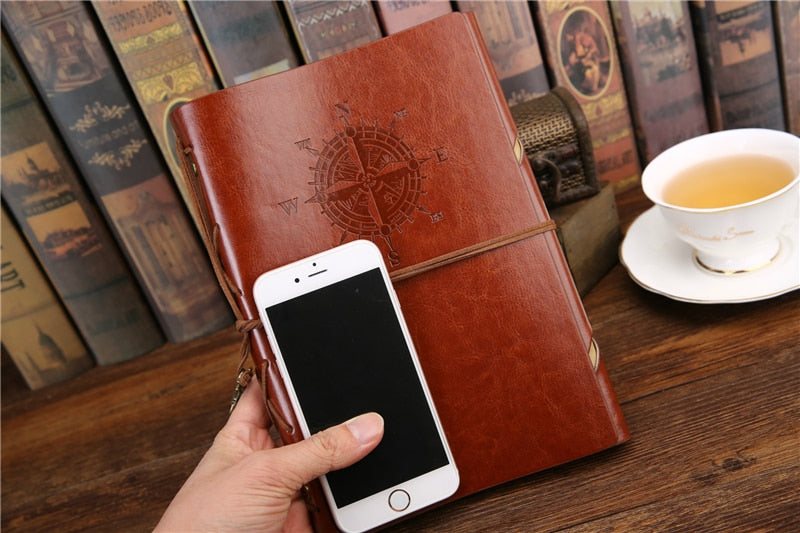Spiral Leather Journal | Various Colours & Sizes