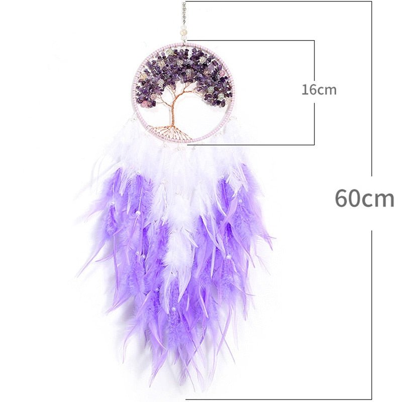 Tree Of Life Dream Catcher | Light Purple