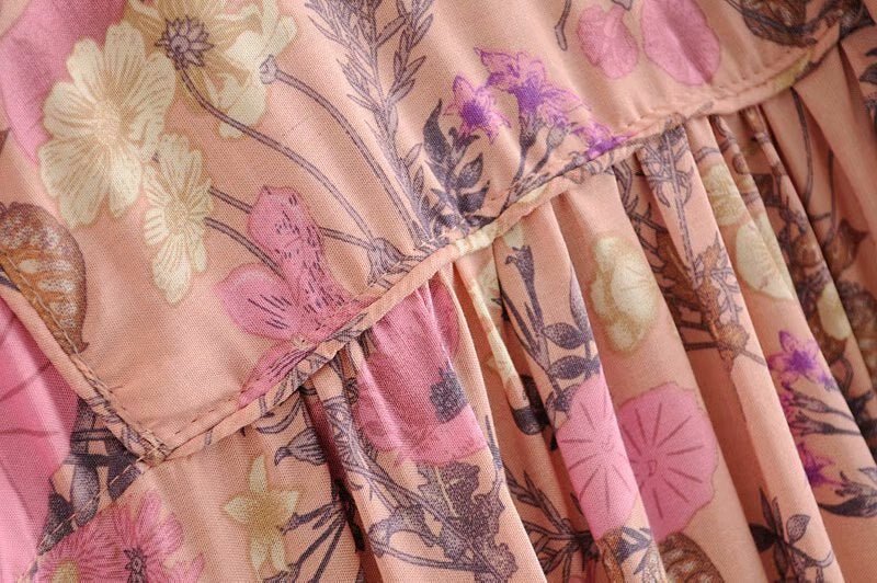 Women's Flowing Bohemian Flare Maxi Dress | S-L | Various Colours