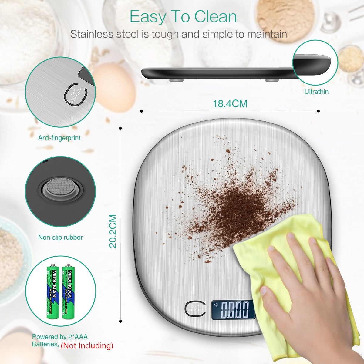 15kg Electronic Digital Kitchen Scale