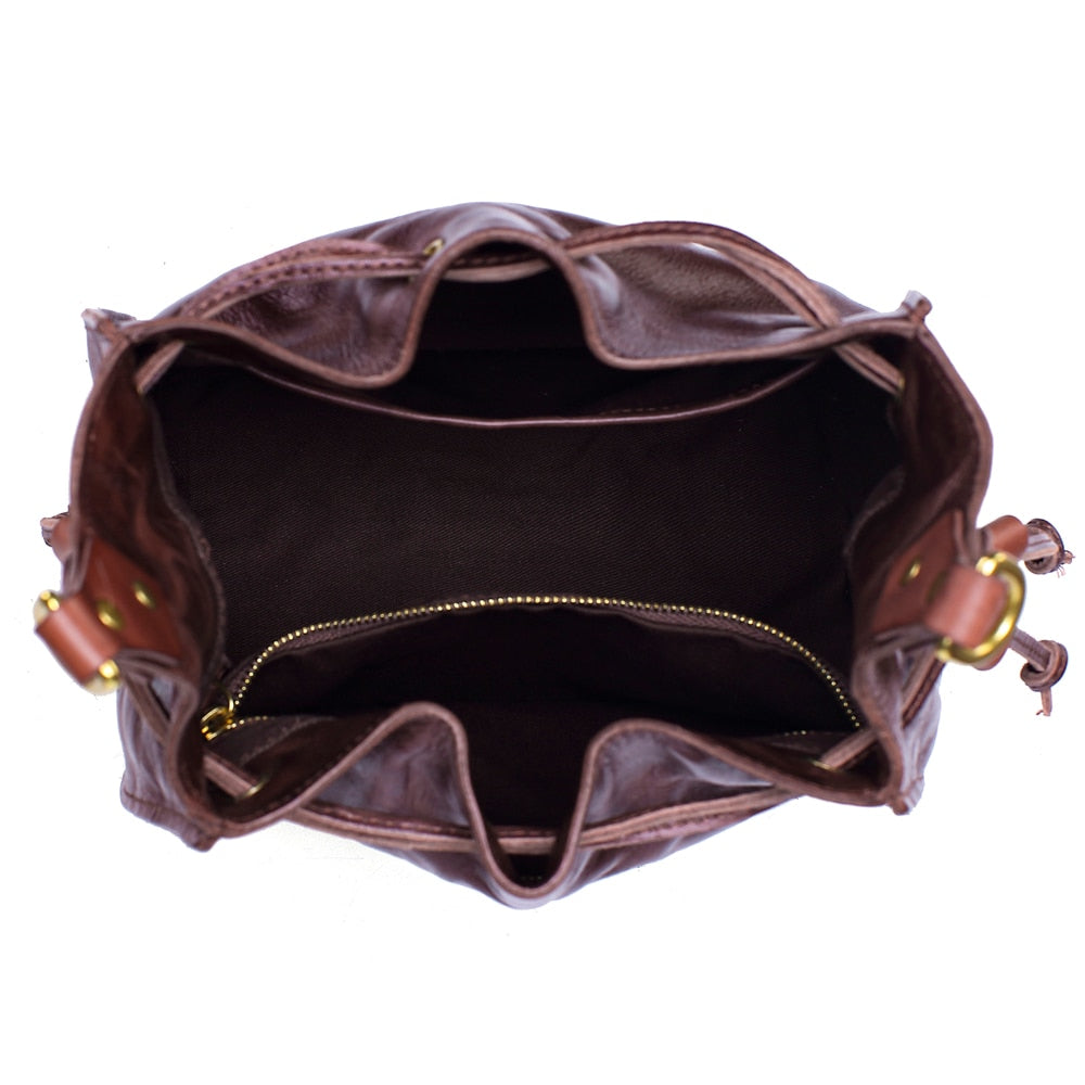 Premium 100% Real Leather Cross Body Bag - Various Colours