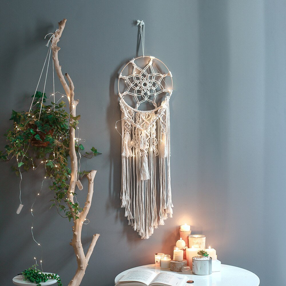 Large Boho Crochet Dream Catcher | 115cm