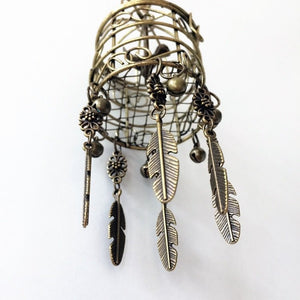 Vintage Bird Cage Ornament | Dream Catcher Win Chime Design