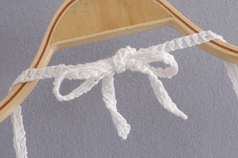 Hippie Styled Sleeveless Beach Crop Top | Knitted | 2 Colours