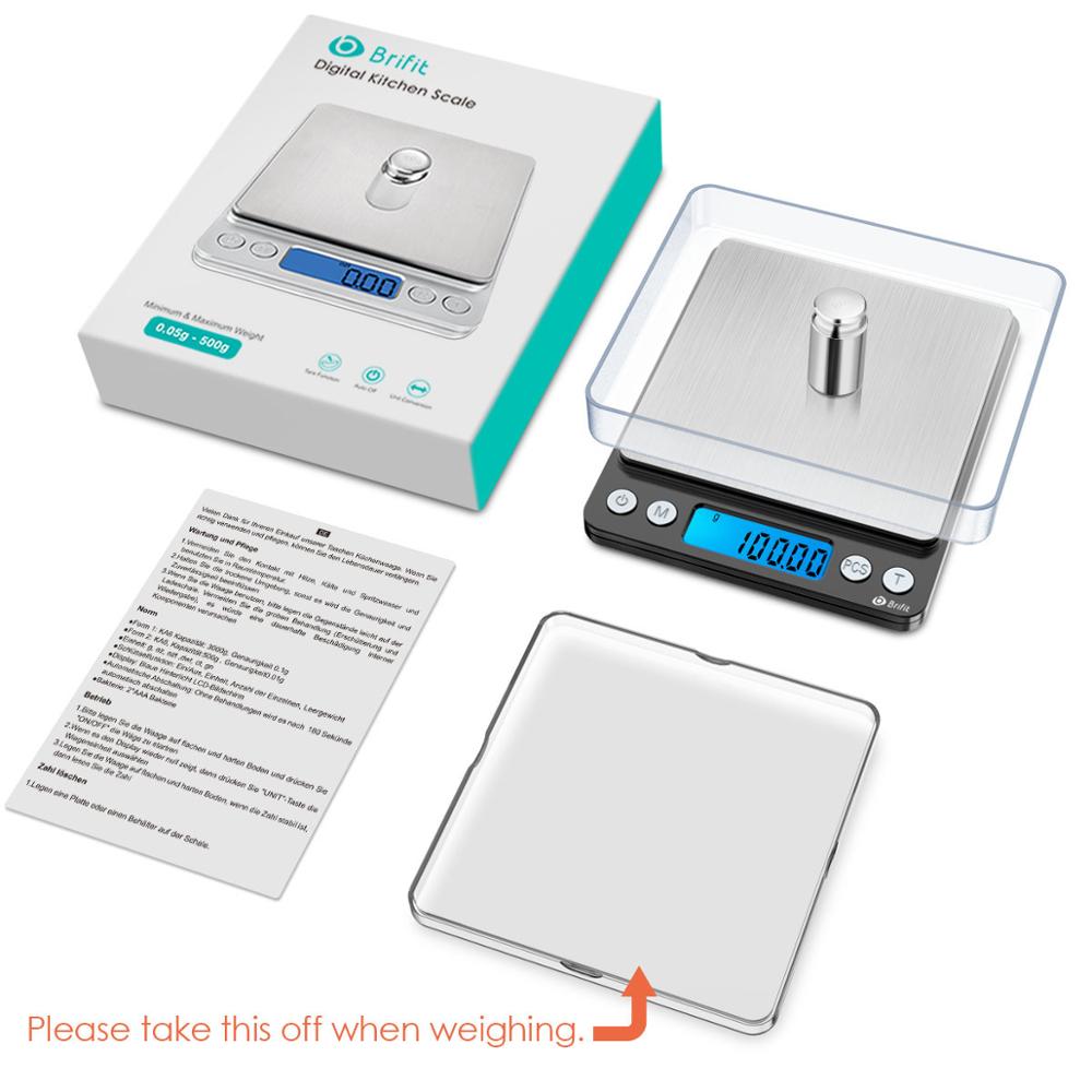 0.01g - 500g Digital Pocket Scale With Calibration Weight