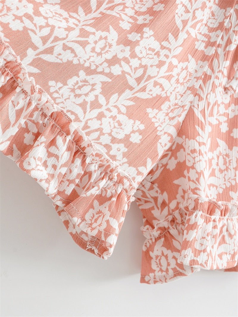 Women's Deep V-neck Bohemian Beach Romper | S-L | Various Colours