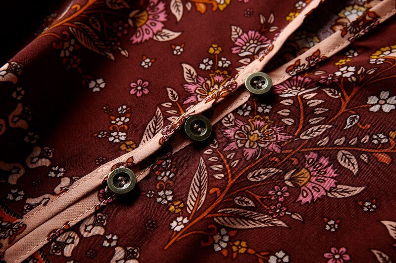 Relaxed Vintage Styled Hippie Blouse Top | S-L | 2 Colours