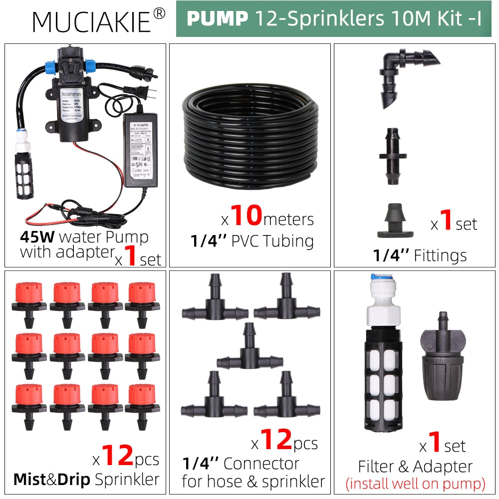 Drip Irrigation Watering Kit - Various Sizes