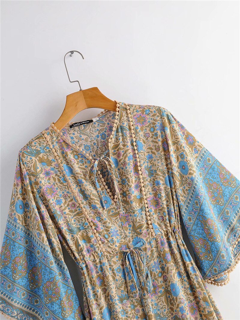 Bohemian Summer Dress | Multiple Colours | S-L