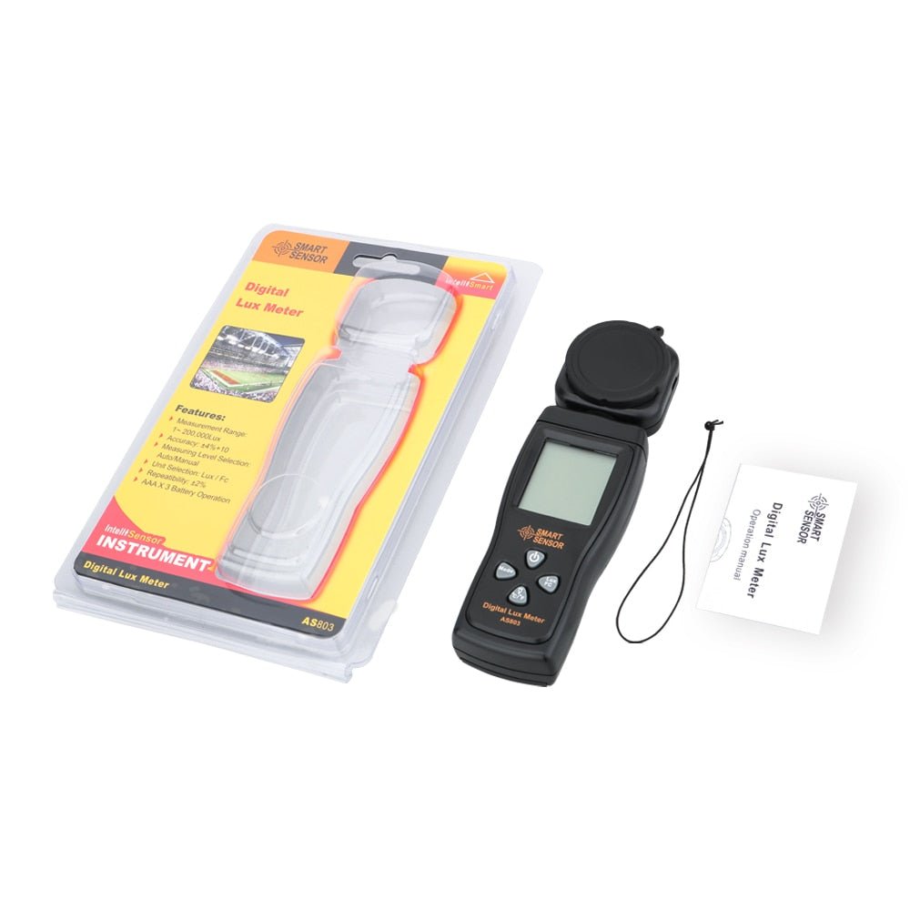 Digital Lux Meter | 1-200,000 Lux tools