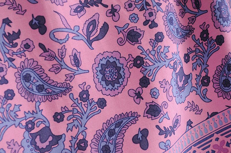 Women's Purple Casual Hippie Peace Dress | Sleeveless | S-XL