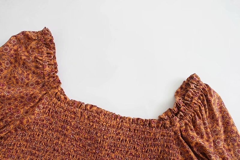 Off Shoulder Boho Top | Long Sleeves | Red + Blue | S-L