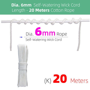 High Quality Self-Watering Hydroponic Wick Rope - Various Sizes