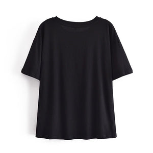 Women's Cotton Hippie Moon And Sun T-shirt | O-Neck Design | S-L