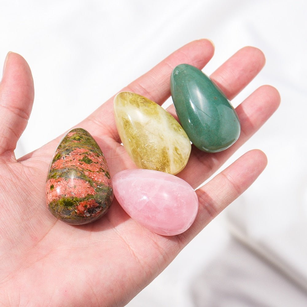 Natural Crystal Stone And Column Set