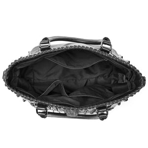 High Quality Women's Skull Handbag With Rivets
