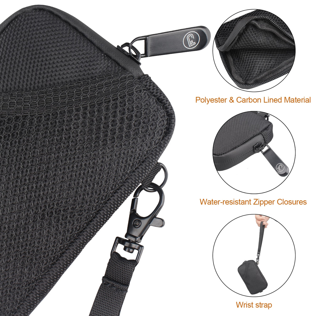 Smell Proof Pouch Case + Free Accessories