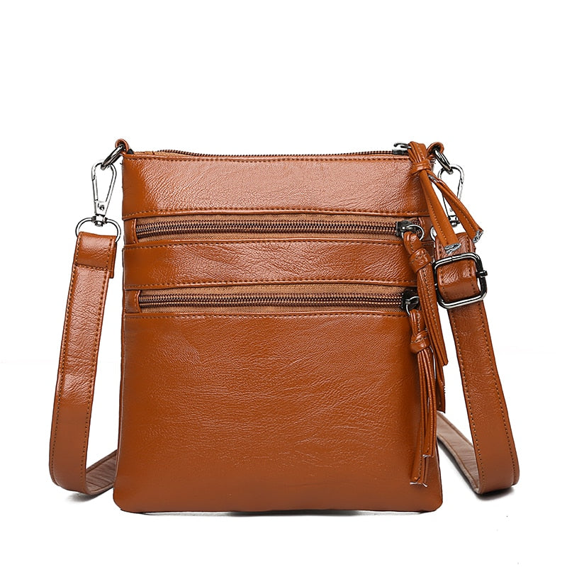 Small Leather Women's Shoulder Bag - Various Colours
