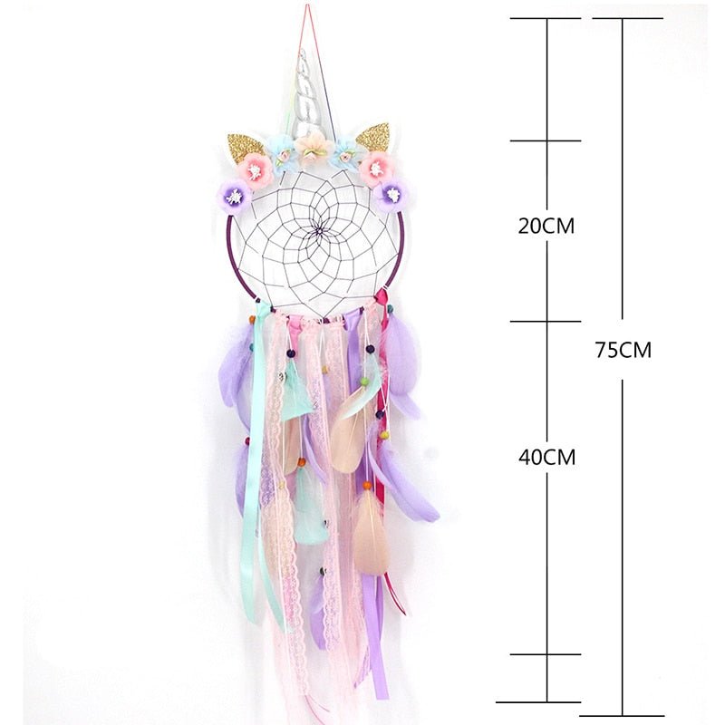 Cute Girls Unicorn Dream Catchers | Various Styles | Fairy Light Options Available