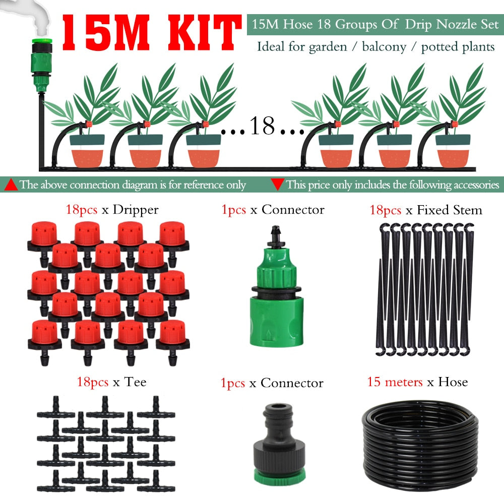 Drip Irrigation Watering Kit - Various Sizes